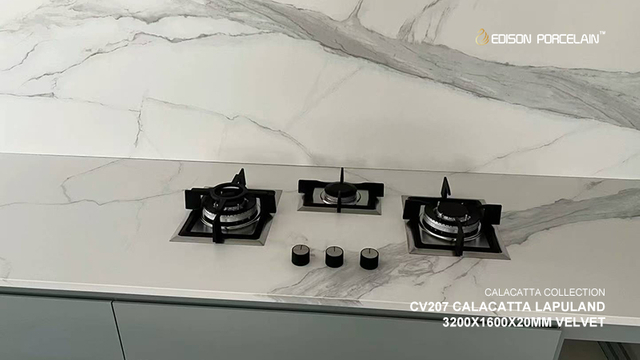 CV207 Calacatta Lapuland 3200X1600X20MM БАРХАТ