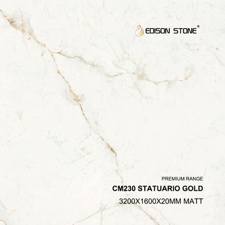 Porcellana in oro statuario